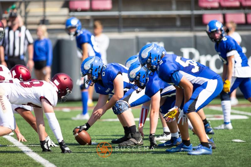 Coeur d'Alene Vikings JV Football vs Rigby at the University of Montana 8/19/22. photo 15