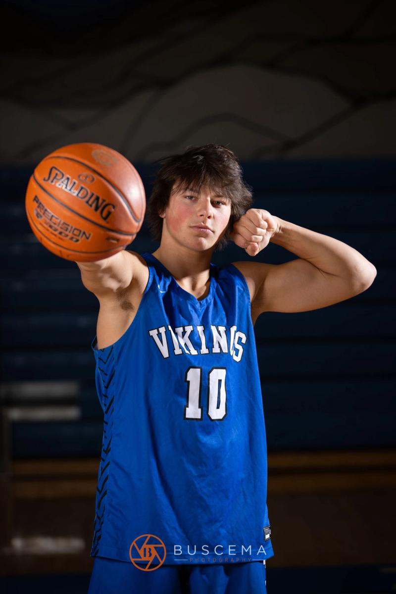 Coeur d'Alene Vikings Boy's Basketball 2022 Media Day photo 20