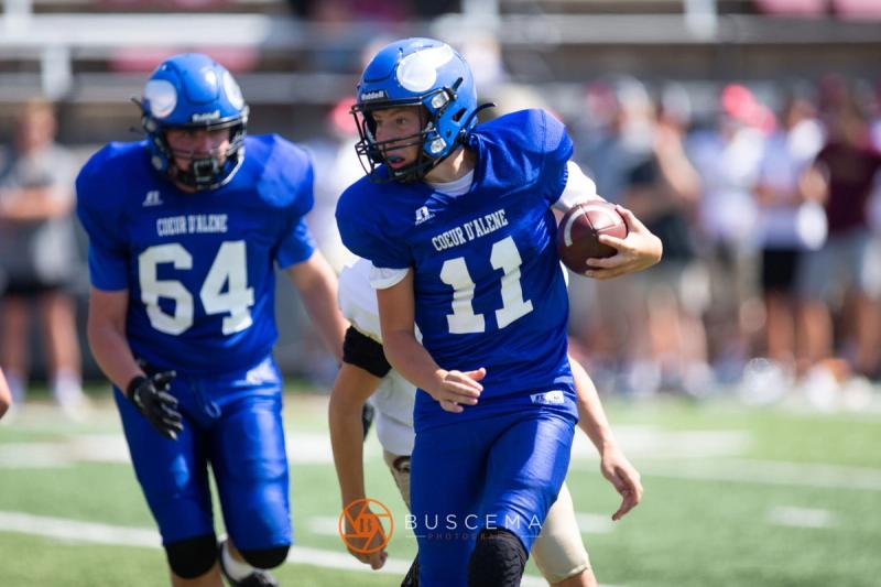 Coeur d'Alene Vikings Freshman Football vs Rigby at the University of Montana 8/19/22. photo 13