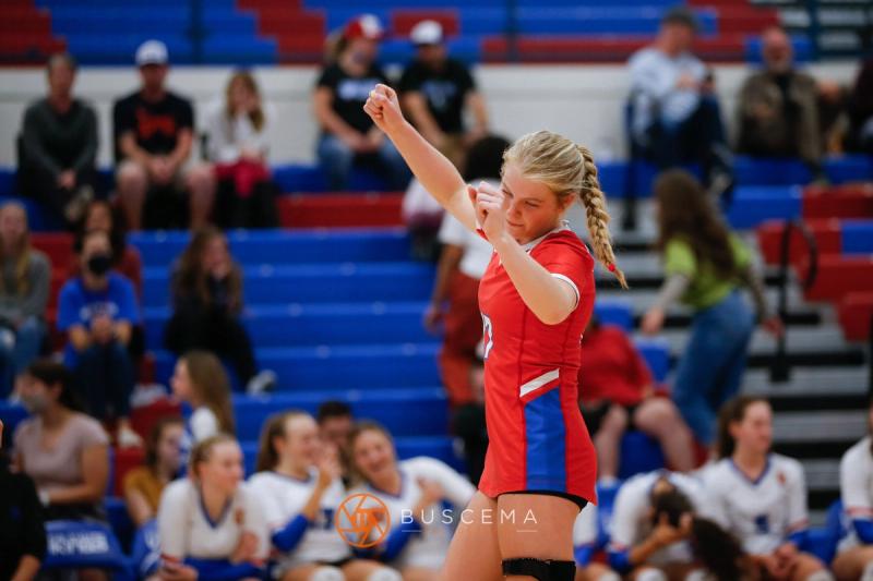 Lakeland @ Coeur d'Alene Girls Volleyball photo 70