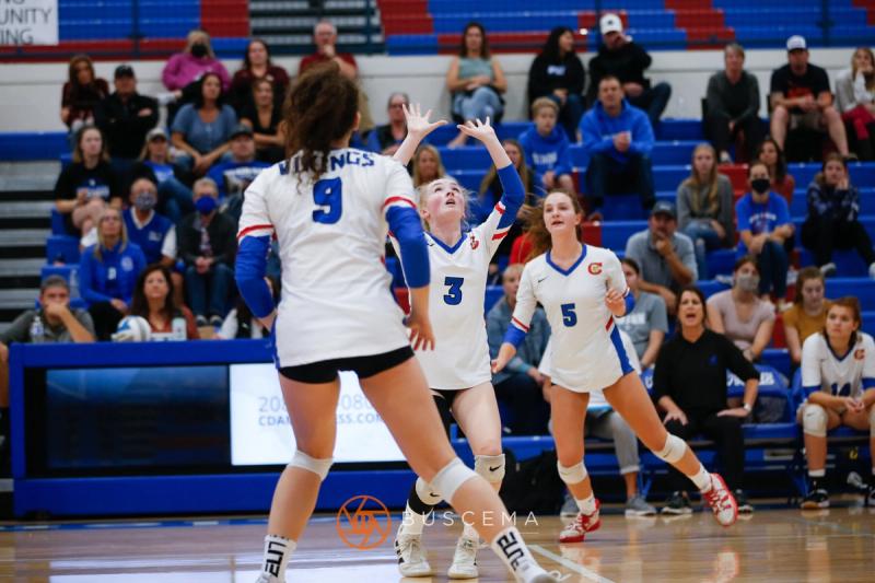 Lakeland @ Coeur d'Alene Girls Volleyball photo 49