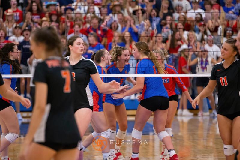 Coeur d'Alene Vikings Varsity Volleyball vs Post Falls Trojans 9/6/22 photo 20