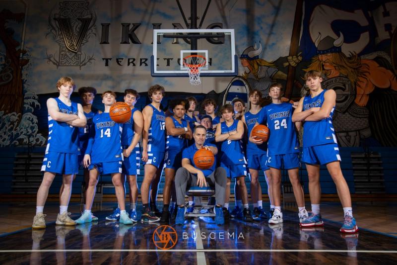 Coeur d'Alene Vikings Boy's Basketball 2022 Media Day photo 26