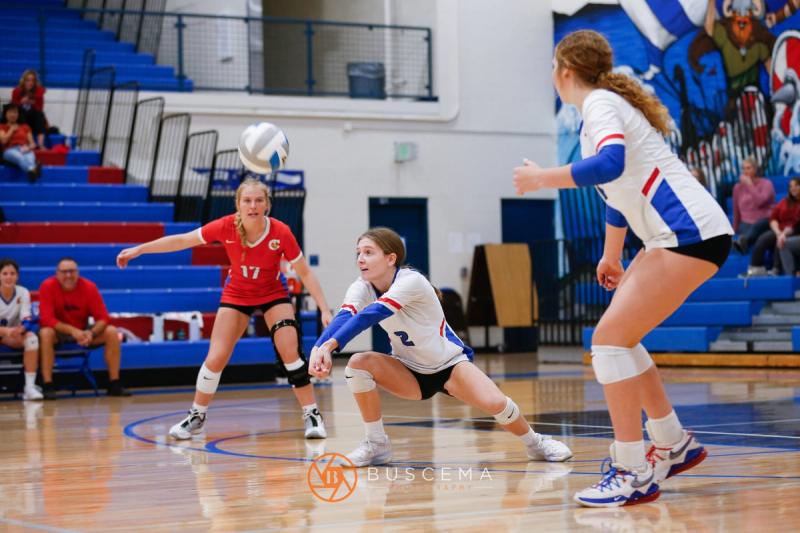 Lakeland @ Coeur d'Alene Girls Volleyball photo 39