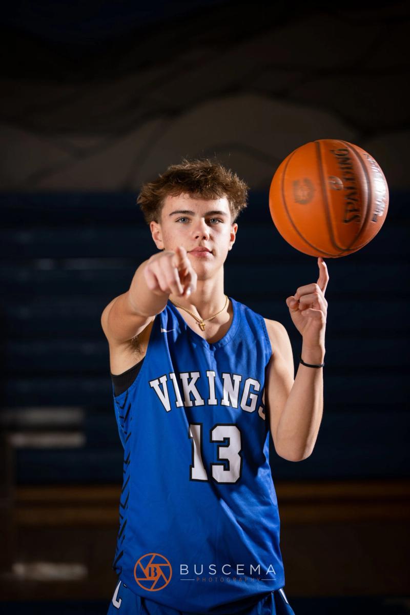 Coeur d'Alene Vikings Boy's Basketball 2022 Media Day photo 19