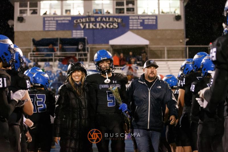 Lewiston @ Coeur d'Alene Football Senior Night photo 3