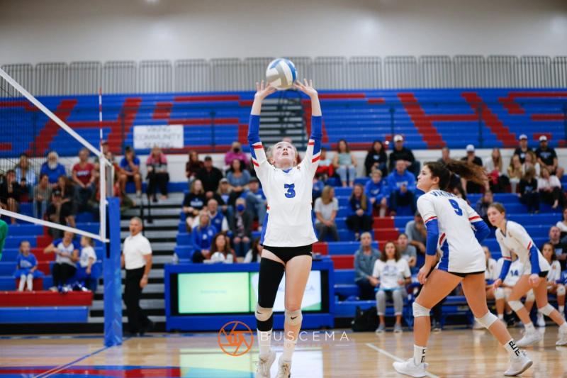 Lakeland @ Coeur d'Alene Girls Volleyball photo 34
