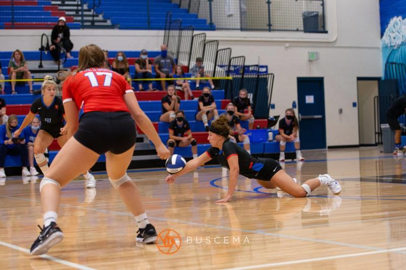 Lewiston @ Coeur d'Alene Volleyball photo 5
