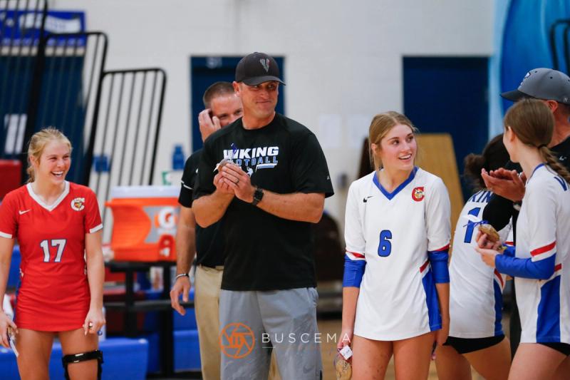 Lakeland @ Coeur d'Alene Girls Volleyball photo 21