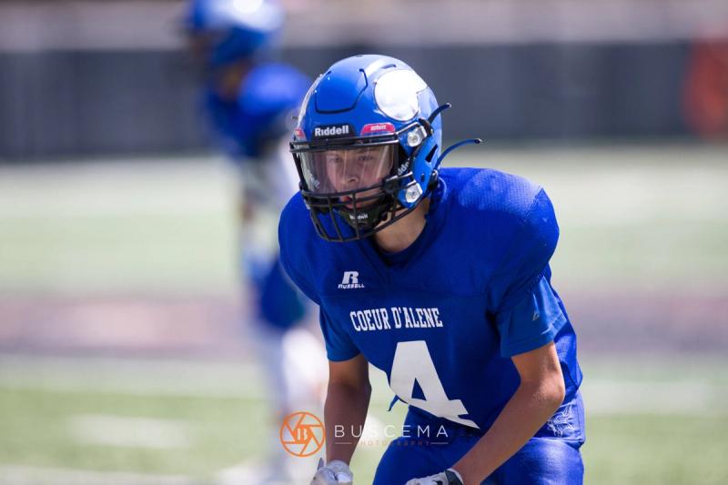 Coeur d'Alene Vikings Freshman Football vs Rigby at the University of Montana 8/19/22. photo 30