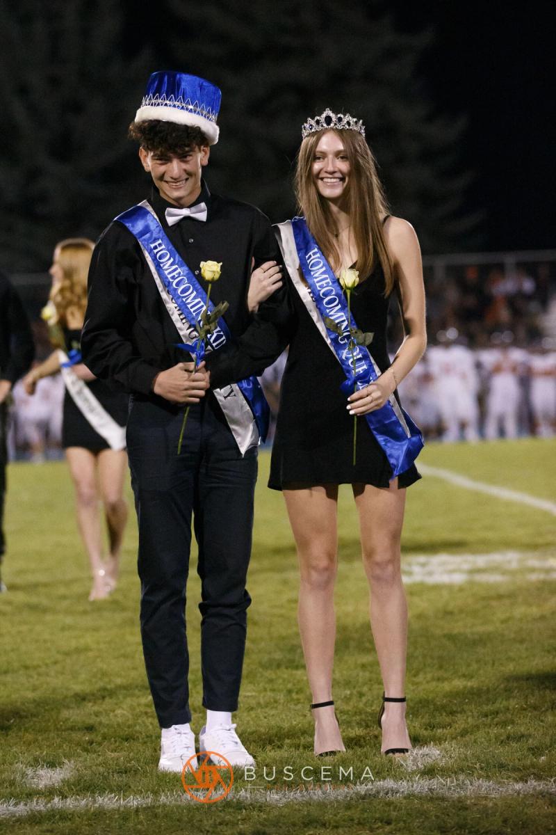 Coeur d'Alene Vikings Varsity Football vs Post Falls Trojans Homecoming photo 17