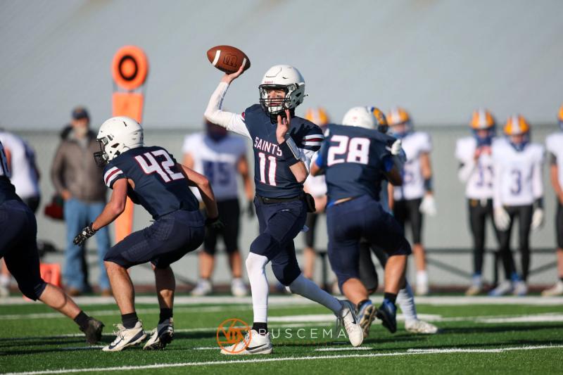 Carey @ Coeur du Christ Academy 1A Football Quarterfinals photo 15