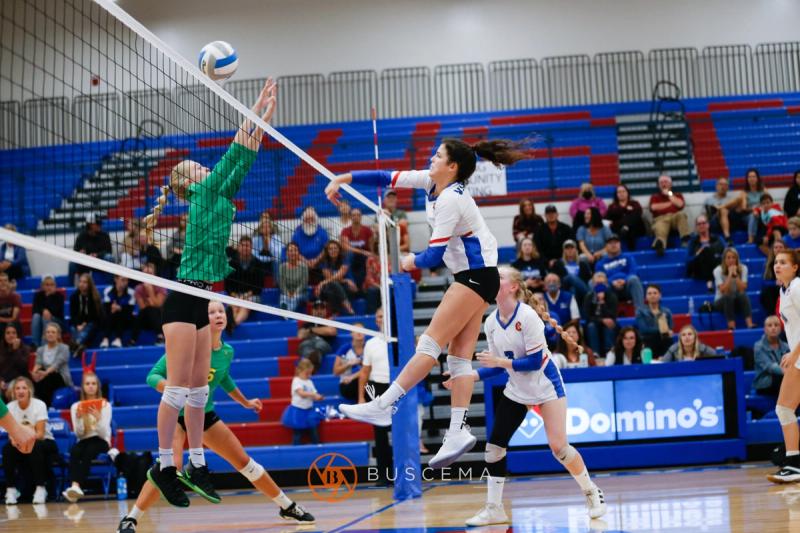 Lakeland @ Coeur d'Alene Girls Volleyball photo 73