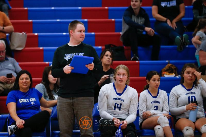 Lakeland @ Coeur d'Alene Girls JV Volleyball photo 3
