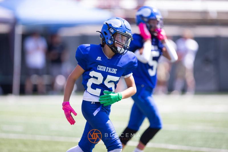 Coeur d'Alene Vikings Freshman Football vs Rigby at the University of Montana 8/19/22. photo 20