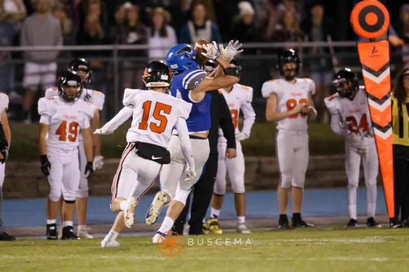 Coeur d'Alene Vikings Varsity Football vs Post Falls Trojans Homecoming photo 9