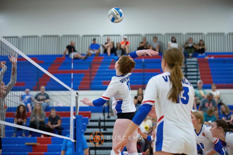 Coeur d'Alene Vikings JV Volleyball vs Post Falls Trojans 9/6/22 photo 65