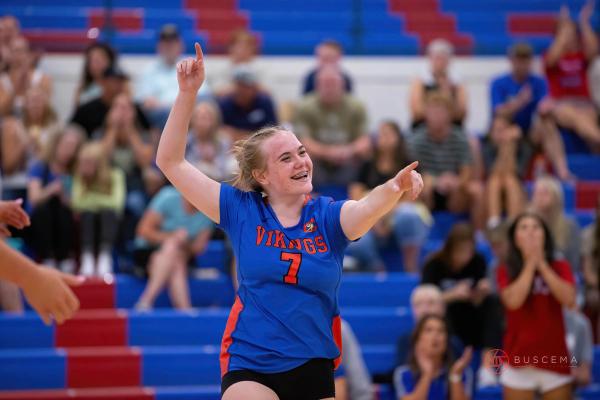 Coeur d'Alene Vikings Varsity Volleyball vs Post Falls Trojans 9/6/22