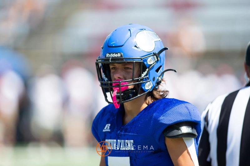Coeur d'Alene Vikings Freshman Football vs Rigby at the University of Montana 8/19/22. photo 2