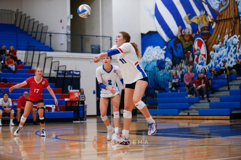 Lakeland @ Coeur d'Alene Girls Volleyball photo 54