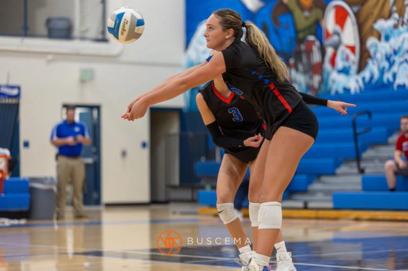 Coeur d'Alene Vikings vs Post Falls Trojans Girl's Volleyball 10/17/23 photo 5