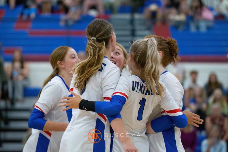 Coeur d'Alene Vikings JV Volleyball vs Post Falls Trojans 9/6/22 photo 24