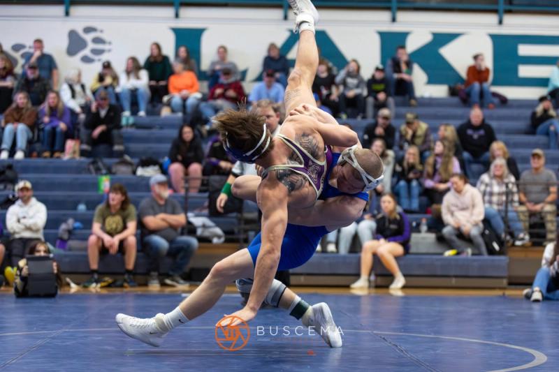 Varsity Wrestling Meet Coeur d'Alene, Lake City, Lakeland, Kellogg 12/13/23 photo 22