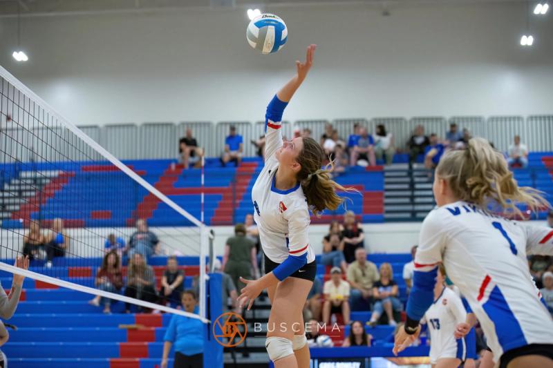 Coeur d'Alene Vikings JV Volleyball vs Post Falls Trojans 9/6/22 photo 22