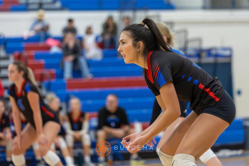 Coeur d'Alene Vikings vs Post Falls Trojans Girl's Volleyball 10/17/23 photo 7