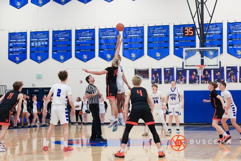 Post Falls @ Coeur d'Alene Boy's Basketball photo 3