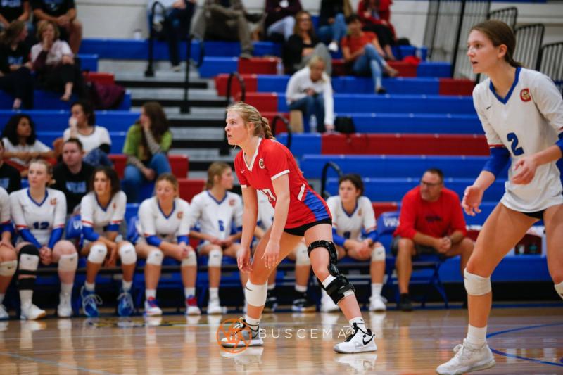 Lakeland @ Coeur d'Alene Girls Volleyball photo 57