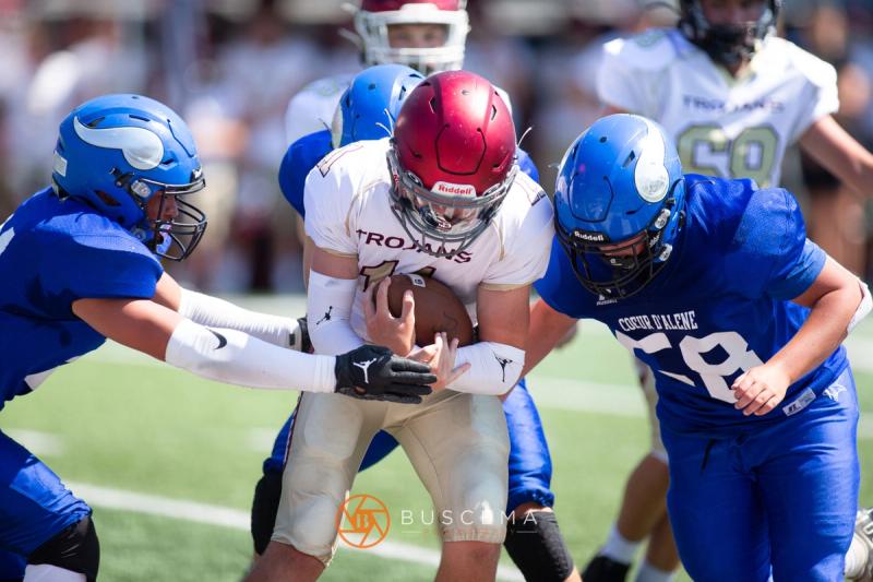 Coeur d'Alene Vikings Freshman Football vs Rigby at the University of Montana 8/19/22. photo 32