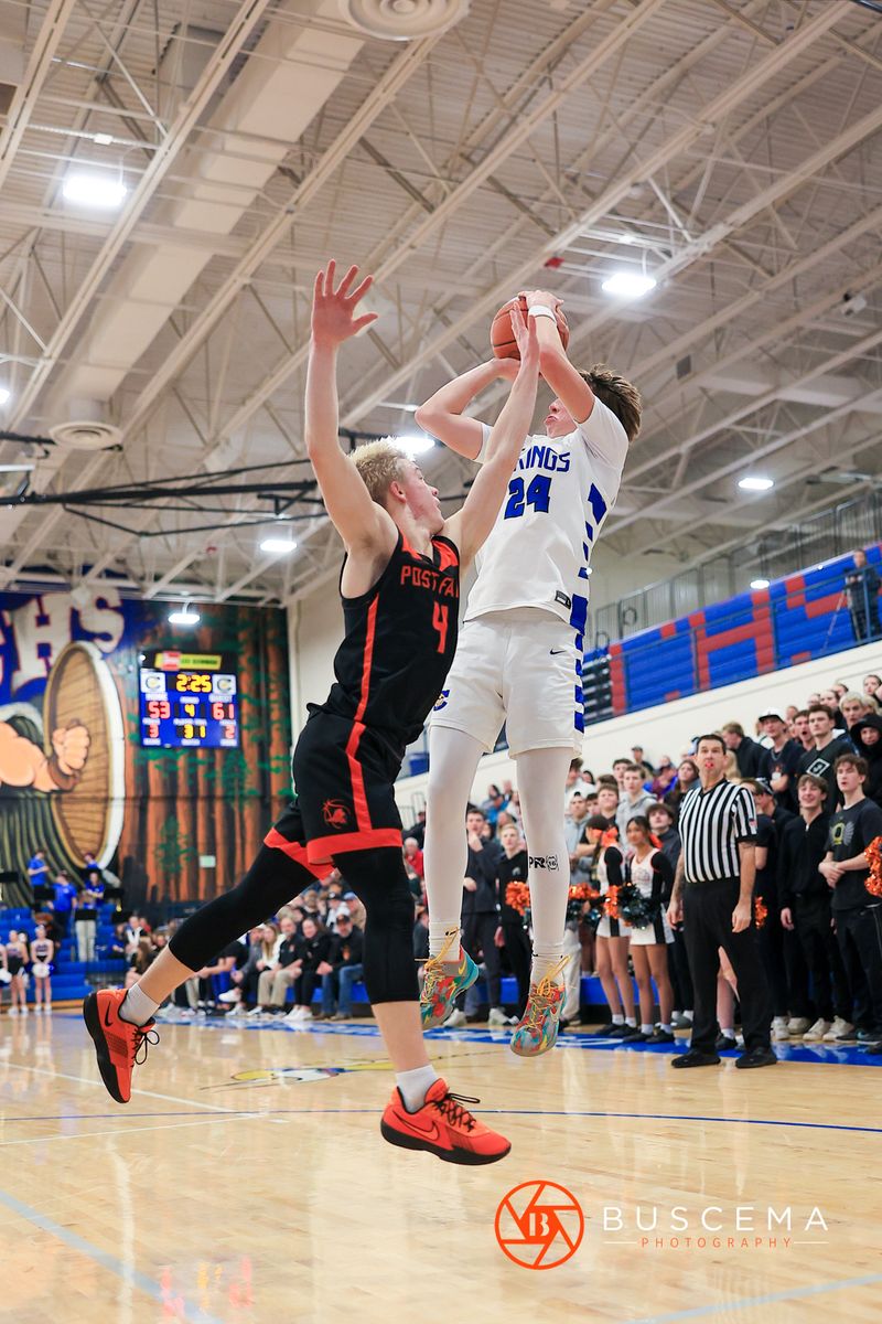 Post Falls @ Coeur d'Alene Boy's Basketball photo 33