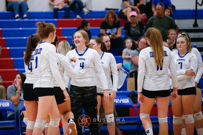 Lakeland @ Coeur d'Alene Girls JV Volleyball photo 2