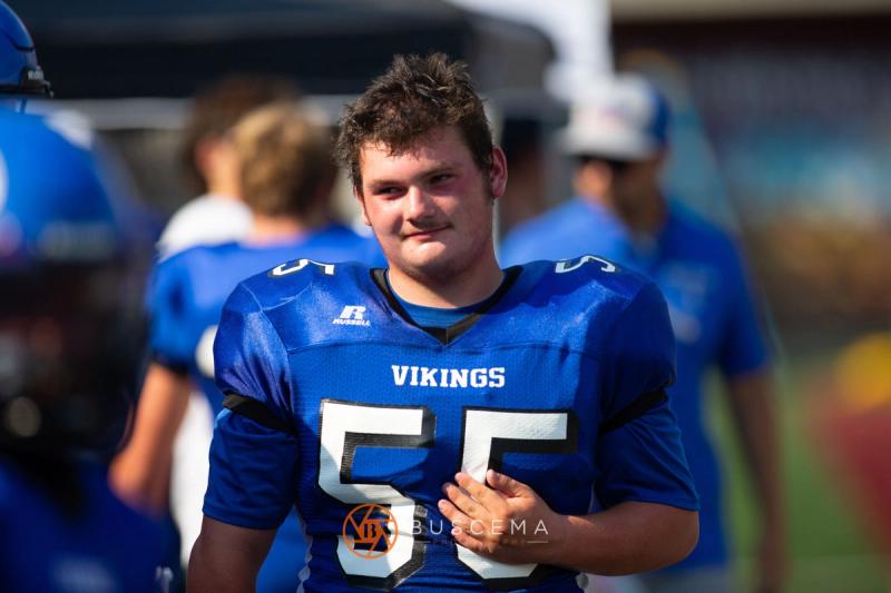 Coeur d'Alene Vikings JV Football vs Rigby at the University of Montana 8/19/22. photo 20
