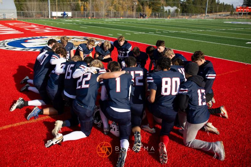 Carey @ Coeur du Christ Academy 1A Football Quarterfinals photo 1
