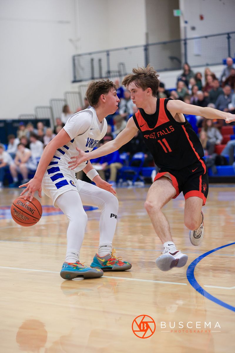 Post Falls @ Coeur d'Alene Boy's Basketball photo 20