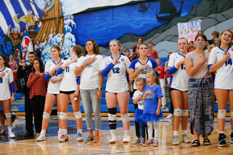 Lakeland @ Coeur d'Alene Girls Volleyball photo 15