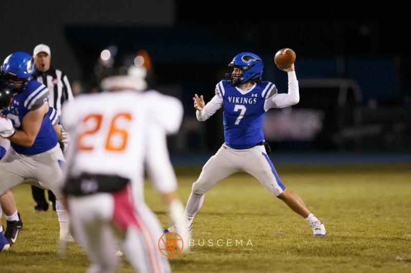 Coeur d'Alene Vikings Varsity Football vs Post Falls Trojans Homecoming photo 10