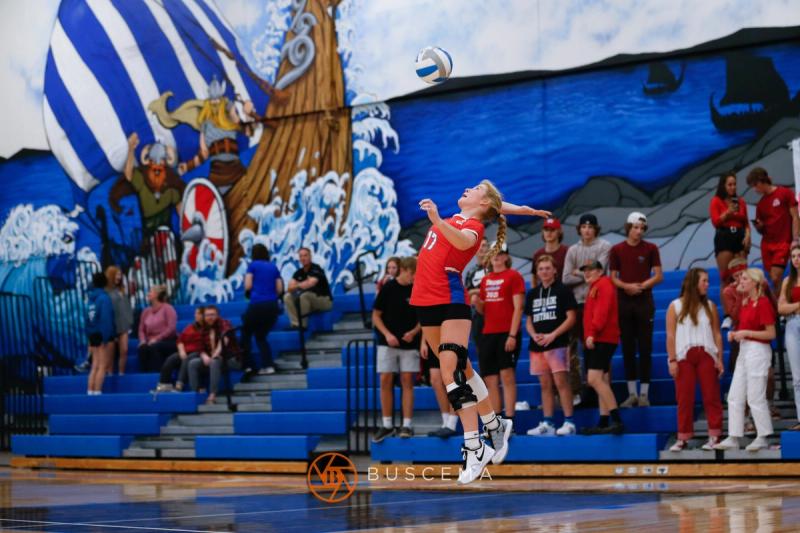 Lakeland @ Coeur d'Alene Girls Volleyball photo 45