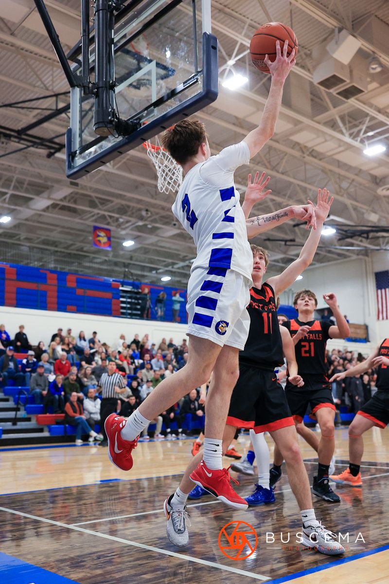 Post Falls @ Coeur d'Alene Boy's Basketball photo 12