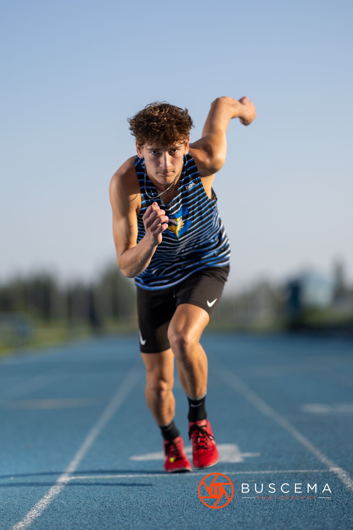 Track Senior Photo - Coeur d'Alene Senior Portraits By Jason Buscema, Coeur d'Alene, Idaho Senior Photographer.