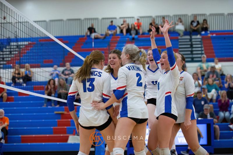 Coeur d'Alene Vikings JV Volleyball vs Post Falls Trojans 9/6/22 photo 68