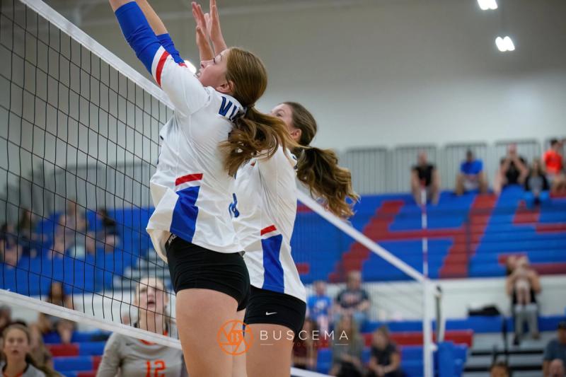 Coeur d'Alene Vikings JV Volleyball vs Post Falls Trojans 9/6/22 photo 61