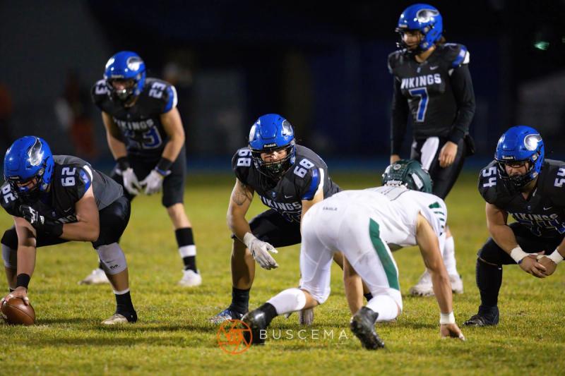 Coeur d'Alene Vikings vs Eagle Mustangs Varsity Football 5A Quarterfinal Playoffs photo 9