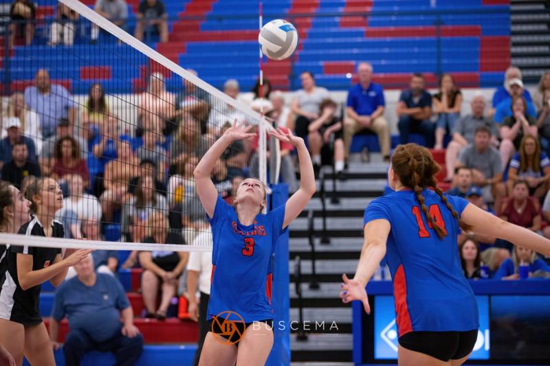 Coeur d'Alene Vikings Varsity Volleyball vs Post Falls Trojans 9/6/22 photo 15