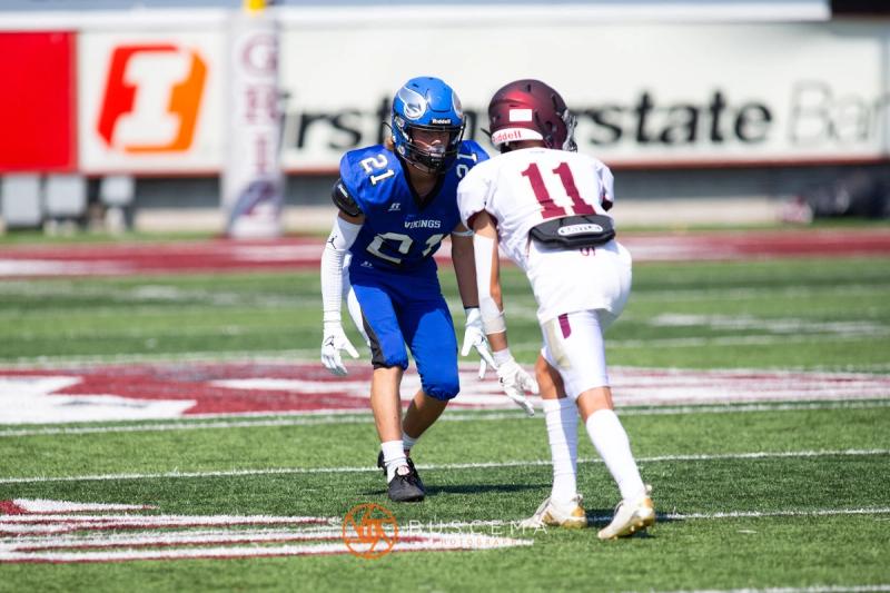 Coeur d'Alene Vikings JV Football vs Rigby at the University of Montana 8/19/22. photo 9