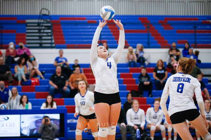 Lakeland @ Coeur d'Alene Girls JV Volleyball photo 1