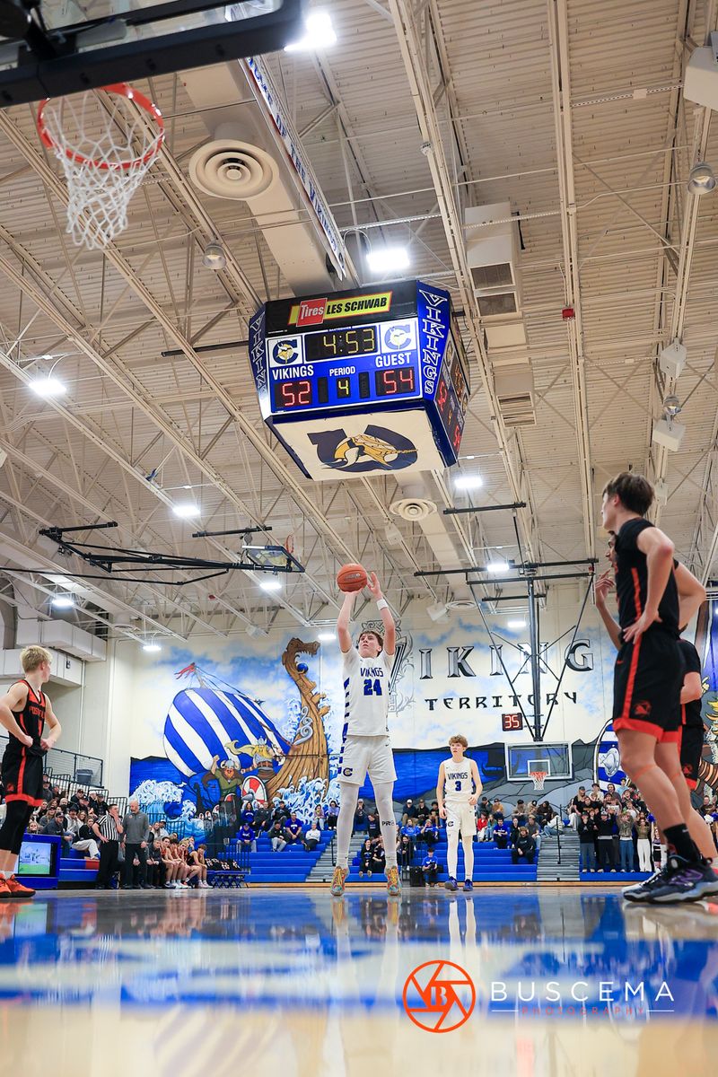 Post Falls @ Coeur d'Alene Boy's Basketball photo 32