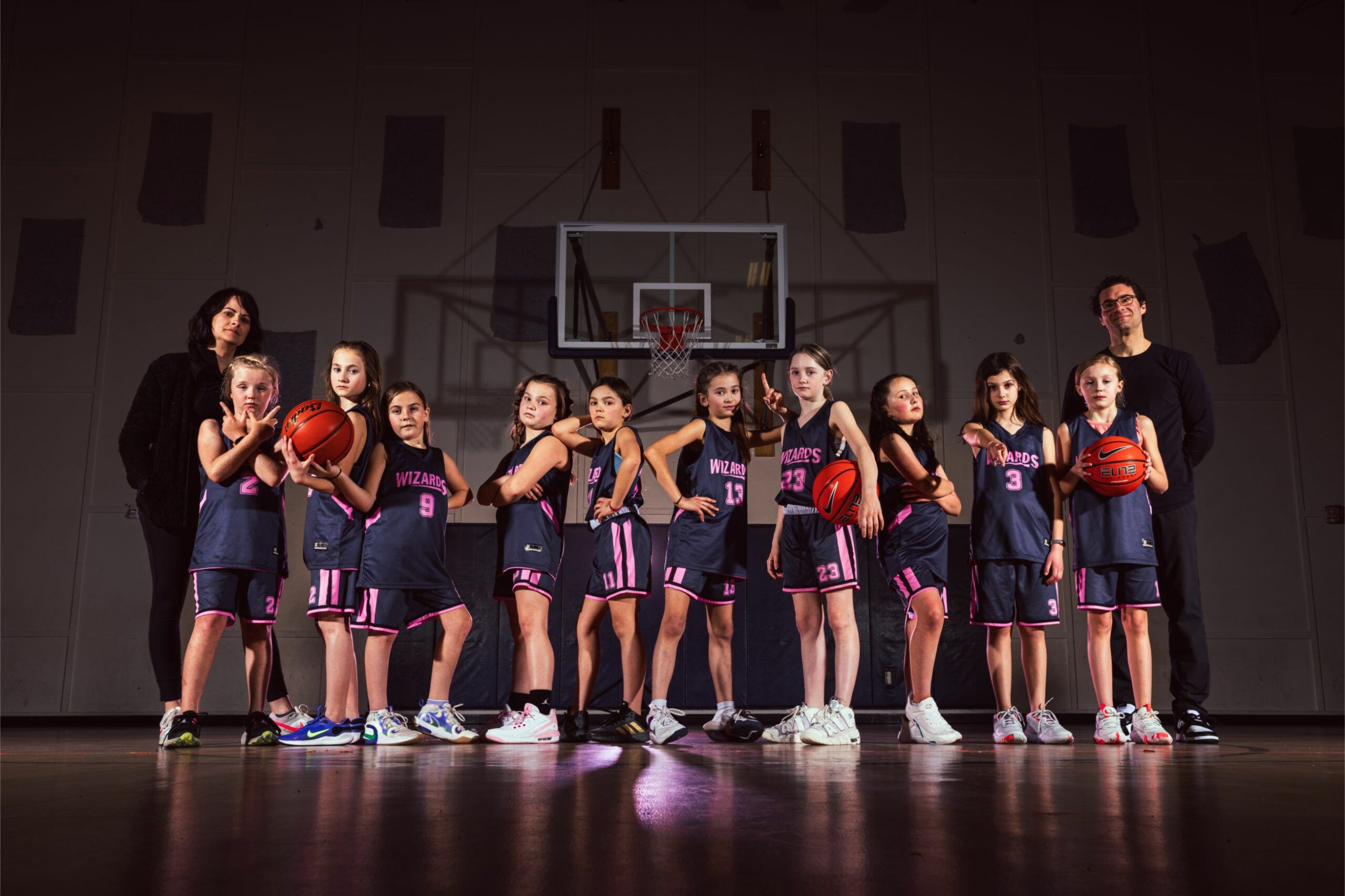 The Wizards 2024 Girl's Basketball Media Day
